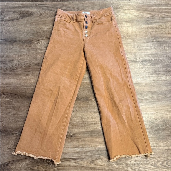 anniewear Denim - Anniewear Dusty Orange Wide Leg Jeans Size S